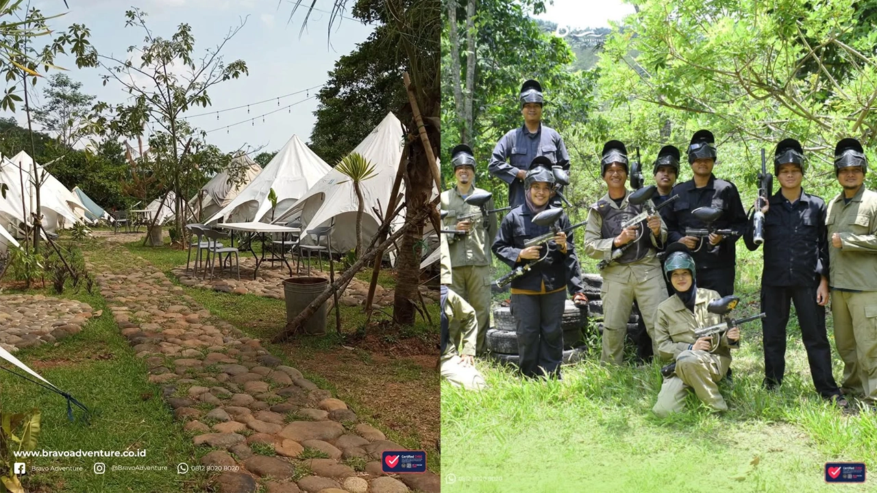 Tempat Glamping Sukabumi Bravo Adventure