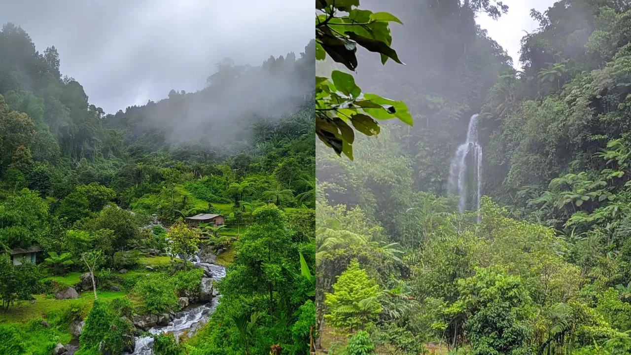 Wisata Sukabumi Instagramable Curug Sawer